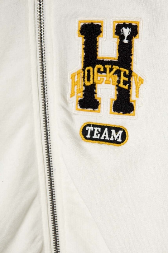 Băieți Sisley hanorac de bumbac pentru copii 3J68X500R.G.SEASONAL bej