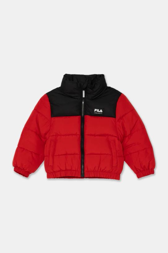 Fila geaca copii THELKOW blocked padded jacket cu captuseala rosu FAK0259