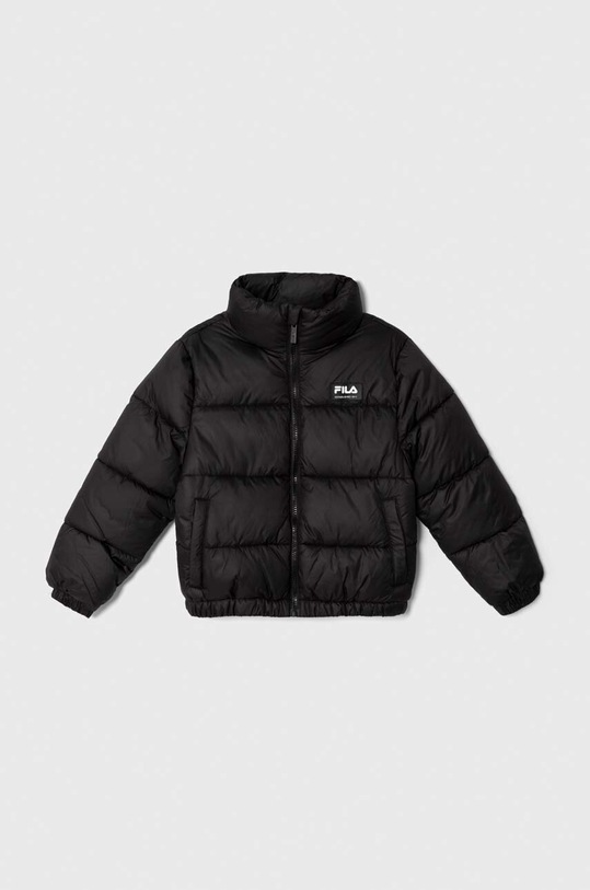Dětská bunda Fila THELKOW blocked padded jacket s podšívkou černá FAK0259