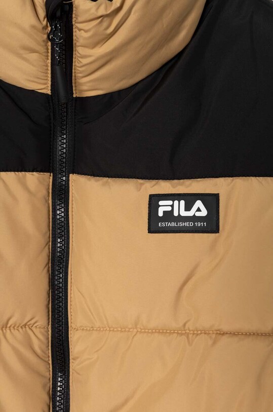 Chłopiec Fila kurtka dziecięca THALWENDEN blocked puff jacket FAT0367 beżowy