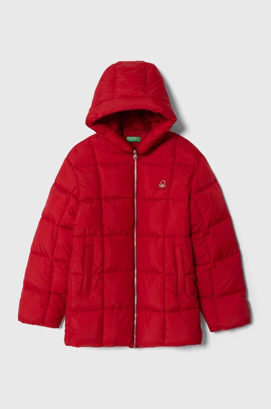 Dětská bunda United Colors of Benetton s podšívkou červená 2WU0CN02J.G.SEASONAL