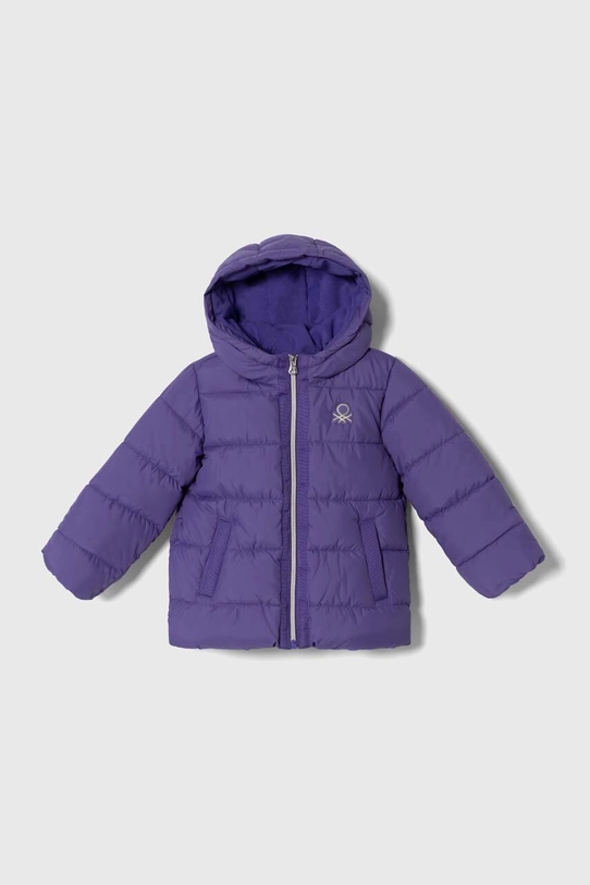 United Colors of Benetton geaca copii cu captuseala violet 2WU0GN01J.P.SEASONAL