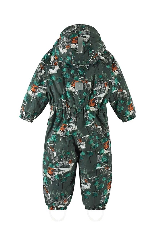 Chłopiec Reima kombinezon zimowy dziecięcy Puhuri 5100116B.9BYX zielony
