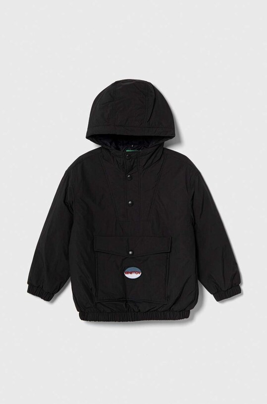 Detská bunda United Colors of Benetton oversize čierna 24OXCN02T.G.SEASONAL