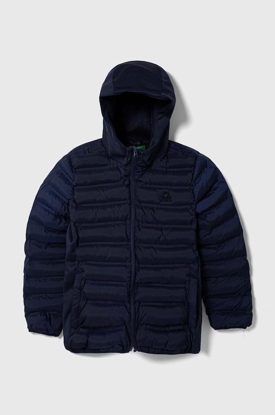 Dětská bunda United Colors of Benetton s podšívkou námořnická modř 2KL9CN02U.G.SEASONAL