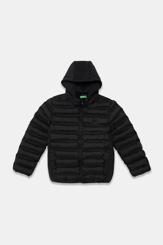 United Colors of Benetton kurtka dziecięca czarny 2KL9CN02U.G.SEASONAL