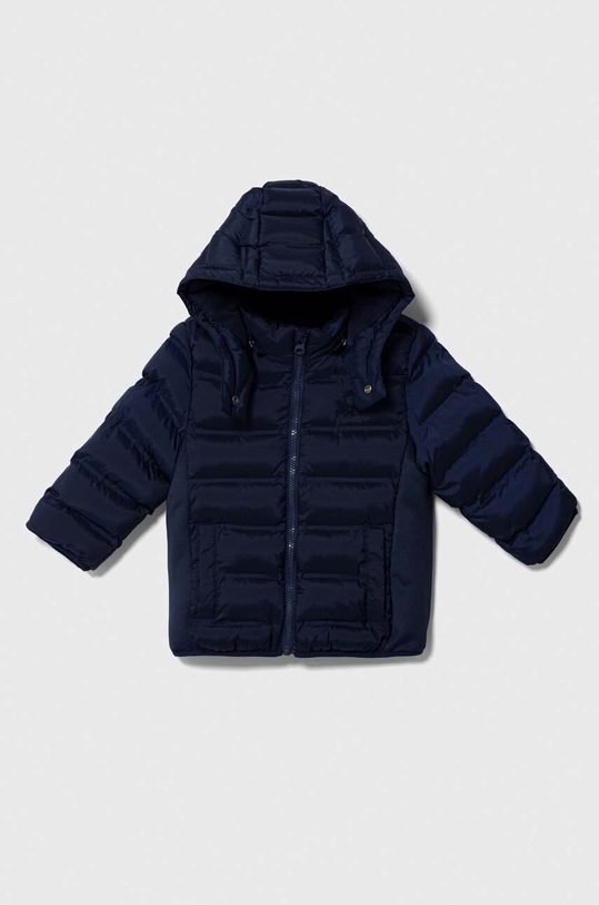 Detská bunda United Colors of Benetton zateplené tmavomodrá 2KL9GN01S.P.SEASONAL