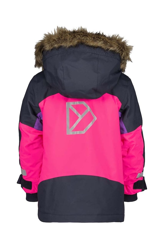 Chłopiec Didriksons kurtka zimowa dziecięca BJÄRVEN KIDS PARKA 504898 różowy
