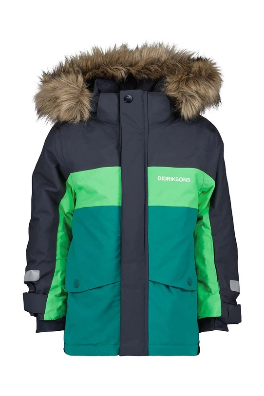 Didriksons geaca de iarna pentru copii BJÄRVEN KIDS PARKA 504898 verde AW23