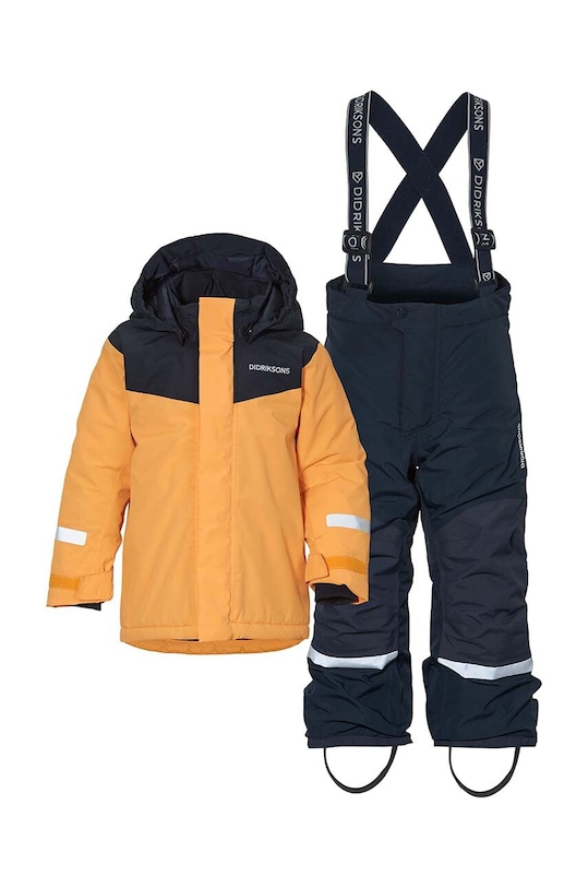 Detský zimný overal Didriksons SKARE KIDS SET 504342 žltá AW24