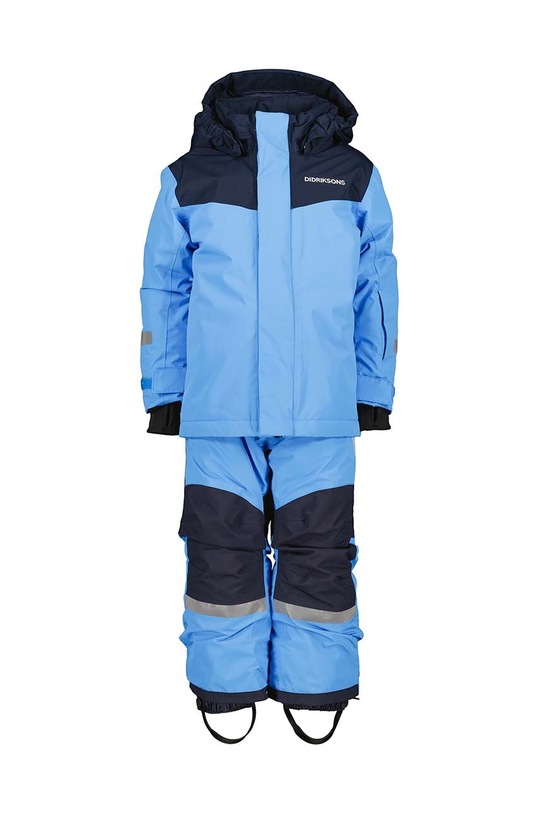 Didriksons salopete de iarna pentru copii SKARE KIDS SET cu captuseala albastru 504342