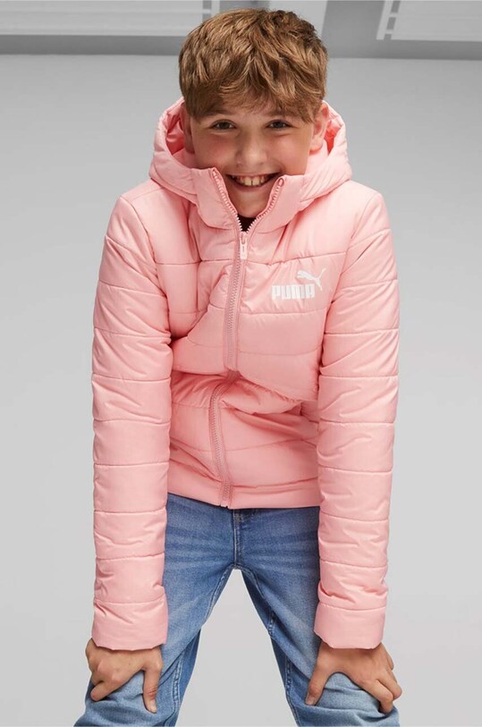 Детская куртка Puma ESS Hooded Padded Jacket с утеплением оранжевый 670559