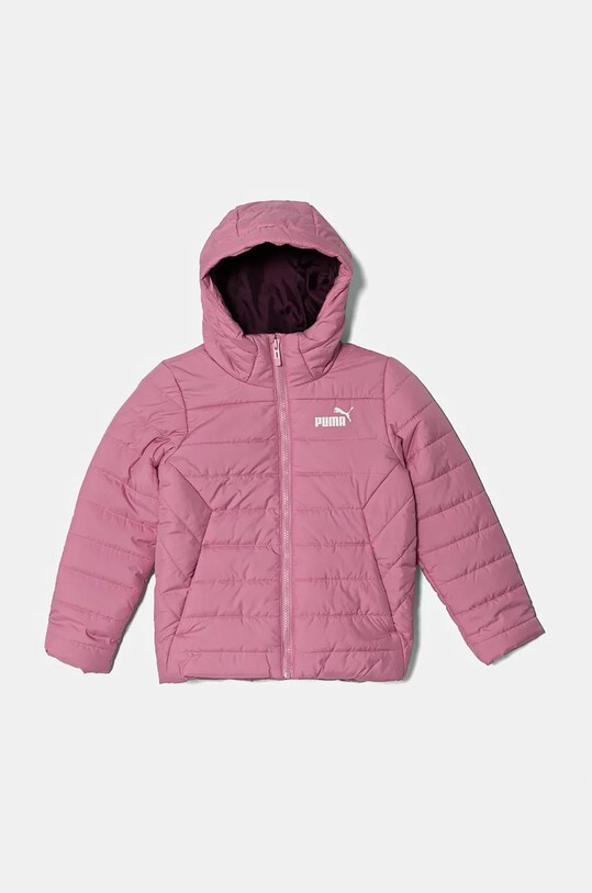 Puma geacă pentru copii ESS Hooded Padded Jacket cu captuseala roz 670559