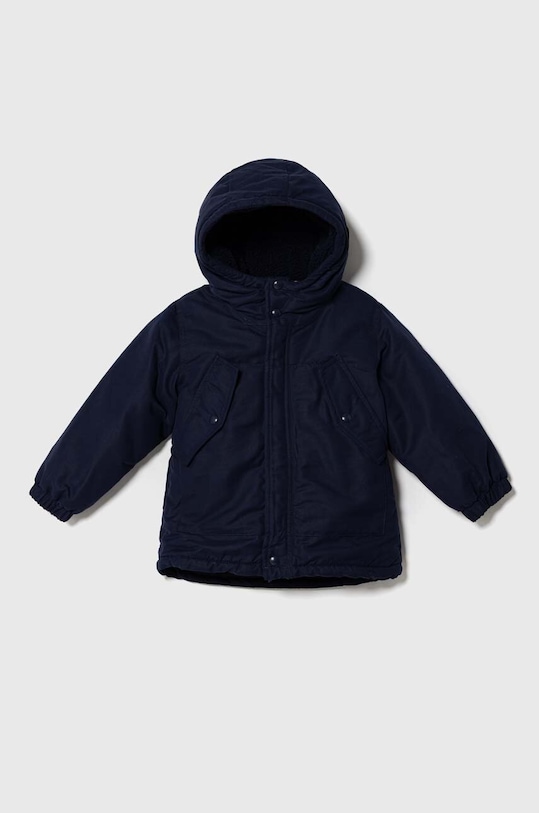 United Colors of Benetton geaca copii cu captuseala bleumarin 23M5GN01V.P.SEASONAL