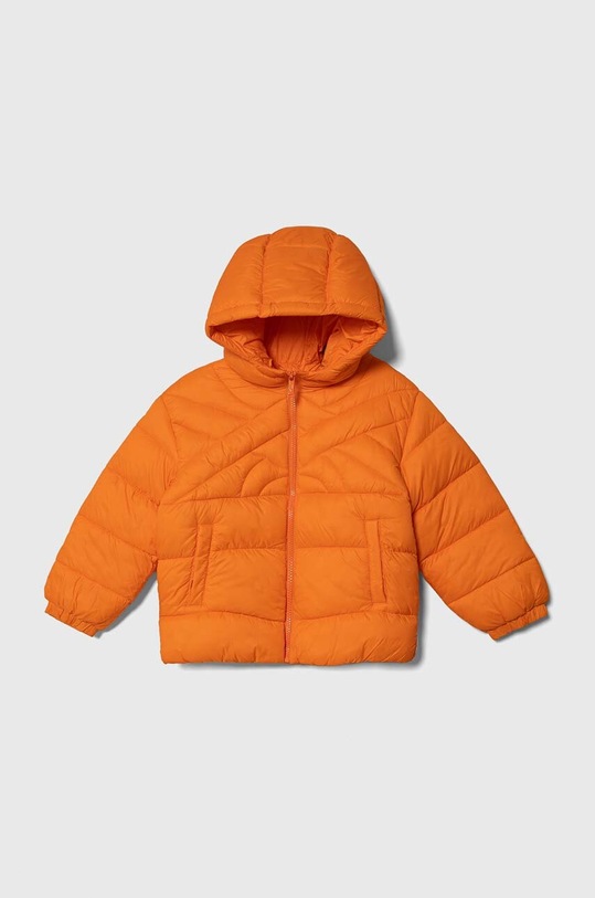 Παιδικό μπουφάν United Colors of Benetton άλλο πορτοκαλί 2VBSGN023.P.SEASONAL