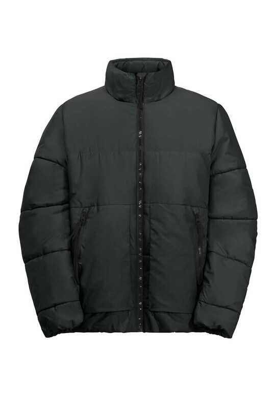 Detská bunda Jack Wolfskin TEEN INS zateplené čierna 1610191