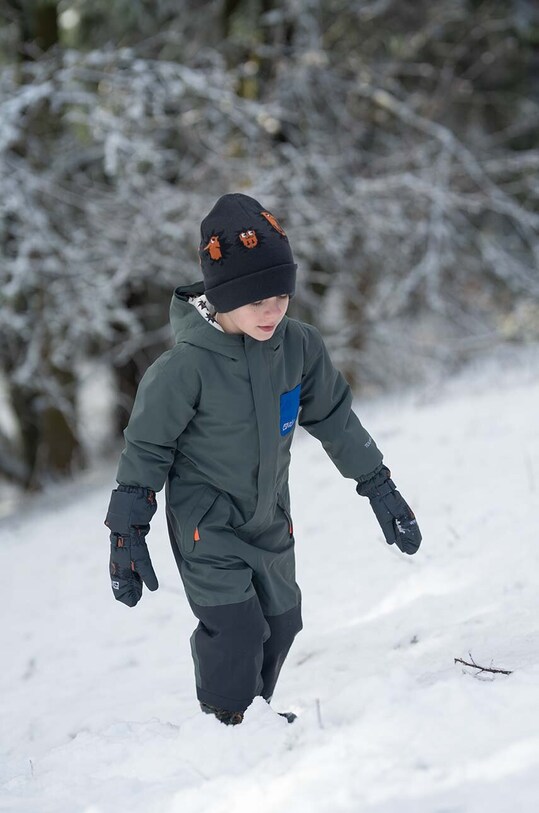 Jack Wolfskin salopeta copii GLEEL 2L INS cu captuseala gri 1610361