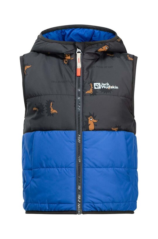 Jack Wolfskin vesta copii GLEEL INS 1610401 albastru AW23