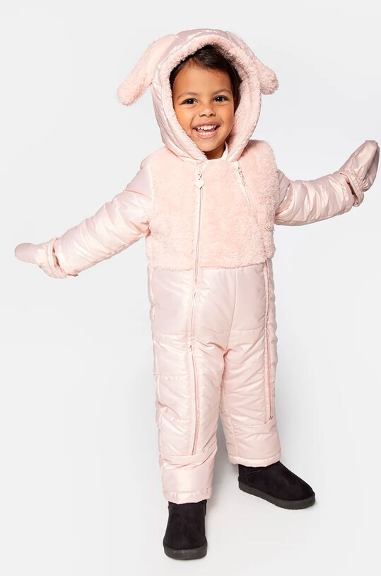 Coccodrillo kombinezon niemowlęcy ZC3156206OGN OUTERWEAR GIRL NEWBORN pozostałe różowy ZC3156206OGN