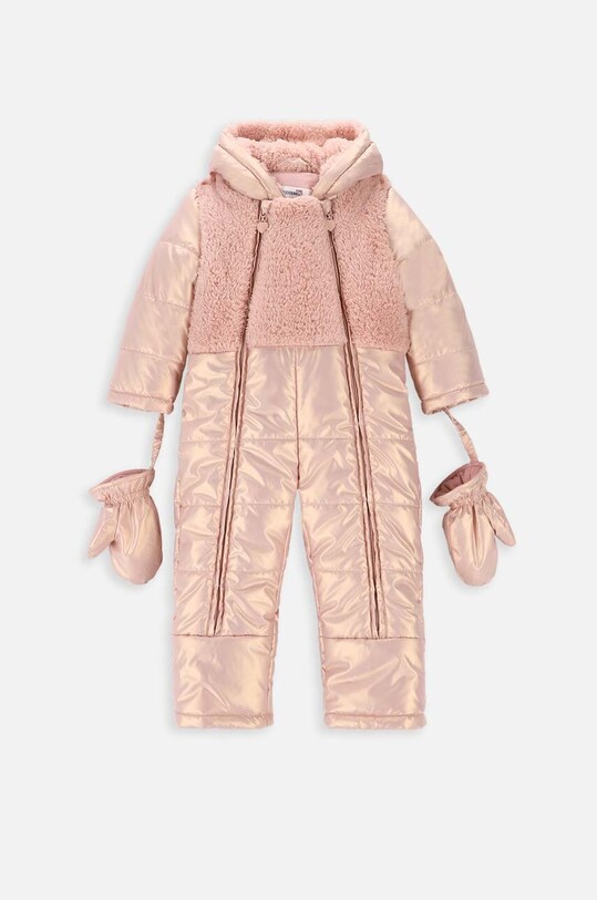 Coccodrillo kombinezon niemowlęcy ZC3156206OGN OUTERWEAR GIRL NEWBORN ZC3156206OGN różowy AW23