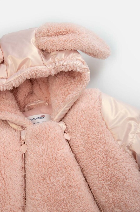 Coccodrillo kombinezon niemowlęcy ZC3156206OGN OUTERWEAR GIRL NEWBORN różowy ZC3156206OGN