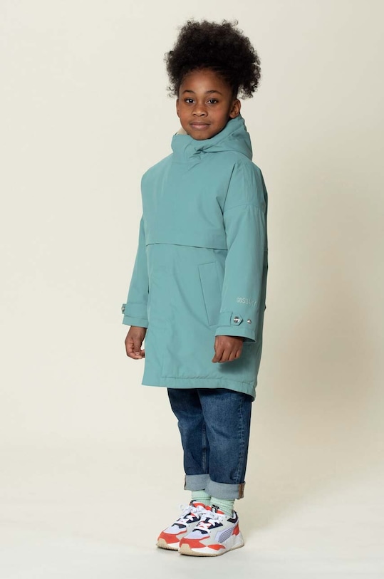 Dětská nepromokavá bunda Gosoaky DESERT FOX tyrkysová 232.9.1.514