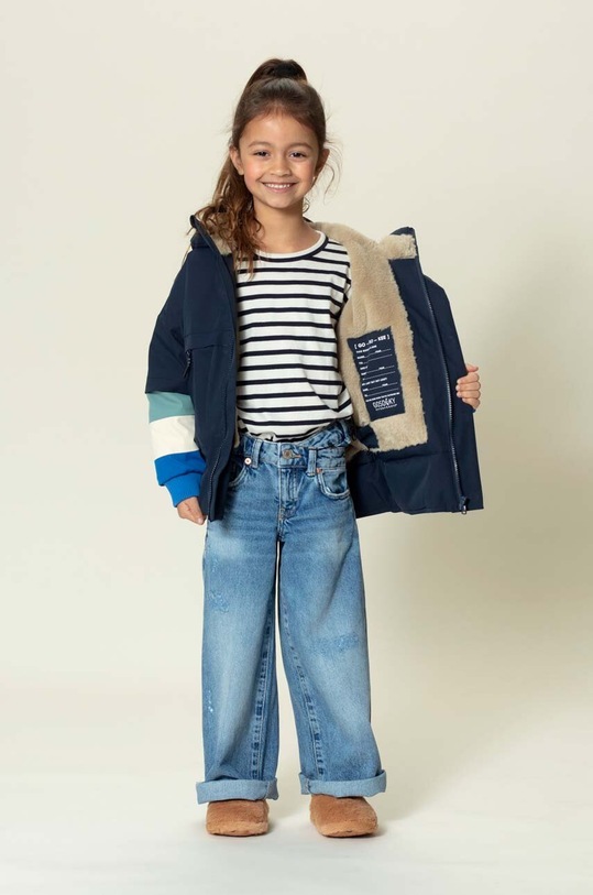 Dětská nepromokavá bunda Gosoaky QUEEN BEE s podšívkou námořnická modř 232.9.1.564