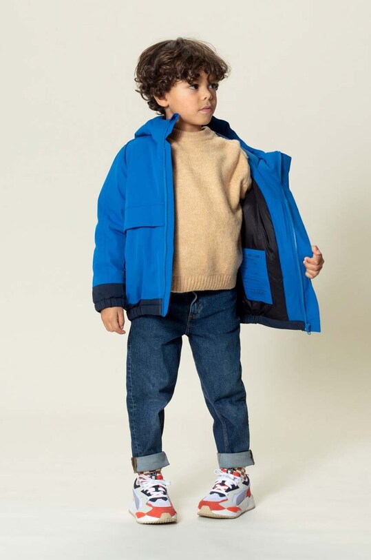 Gosoaky kurtka przeciwdeszczowa dziecięca SMOOTH LION niebieski 232.9.1.570