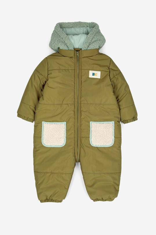 Chłopiec Bobo Choses kombinezon zimowy dziecięcy 223AB103 zielony