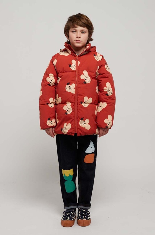 Bobo Choses giacca bambino/a foderato marrone 223AC133