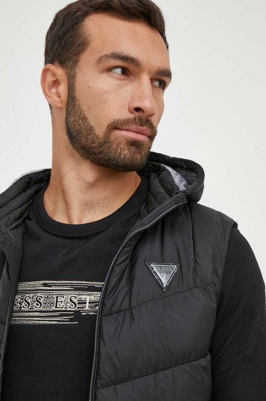 Αμάνικο μπουφάν Guess μαύρο M3YN13.WFHG2
