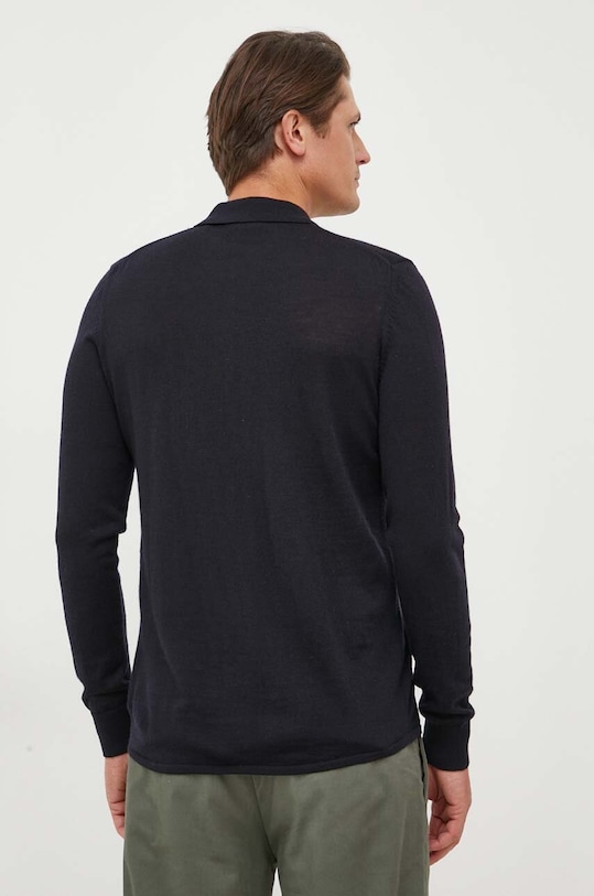 Одяг Вовняний кардиган Seidensticker 01.251572 темно-синій