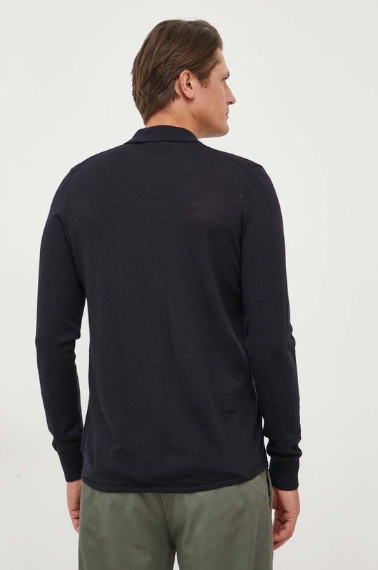 Одежда Шерстяной кардиган Seidensticker 01.251572 тёмно-синий