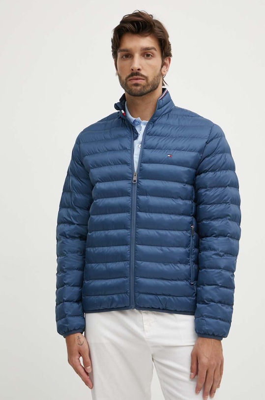 Tommy Hilfiger kurtka bez kaptura niebieski MW0MW18763