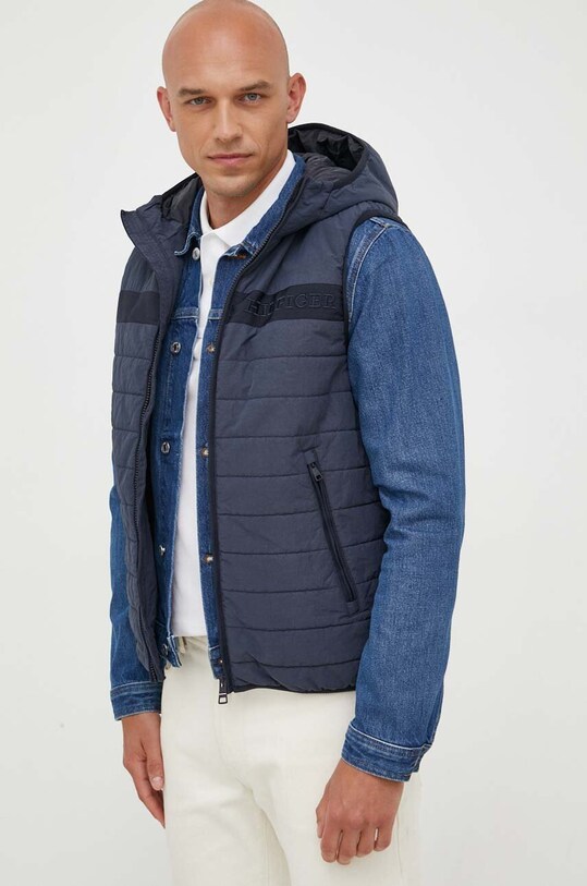 Безрукавка Tommy Hilfiger с капюшоном тёмно-синий MW0MW31637