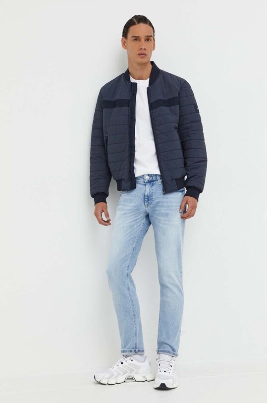 Tommy Hilfiger giacca bomber MW0MW33074 blu navy AW23