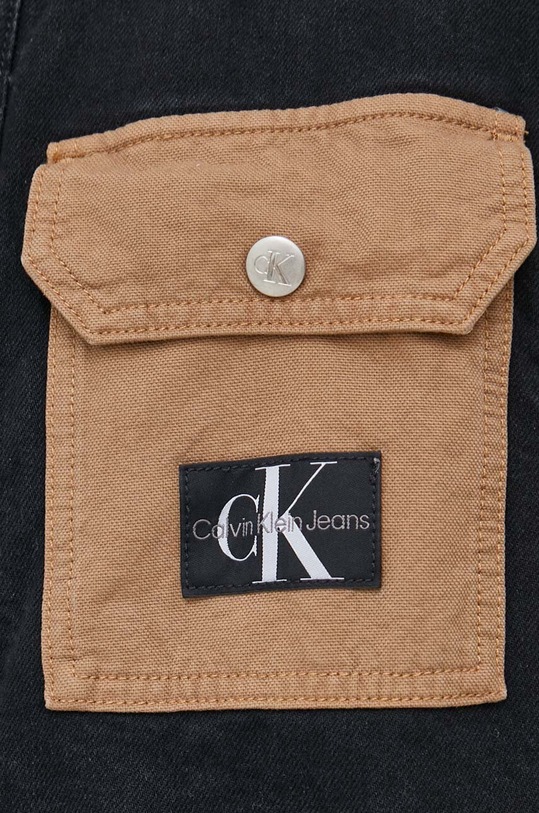 Calvin Klein Jeans giubbotto di jeans J30J323388 nero