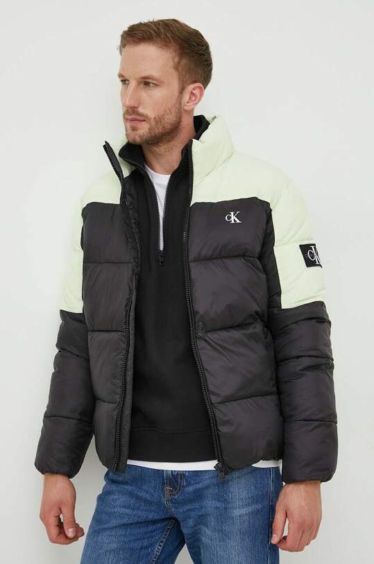 Calvin Klein Jeans kurtka nieocieplane zielony J30J323461