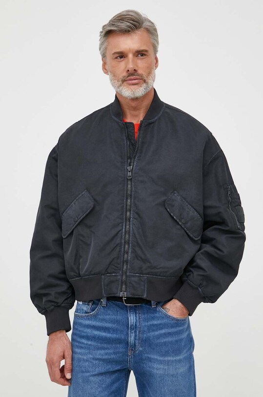 Calvin Klein Jeans kurtka bomber czarny J30J323474