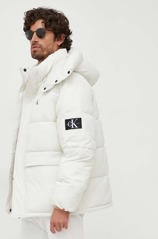 Calvin Klein Jeans geaca cu captuseala alb J30J323709