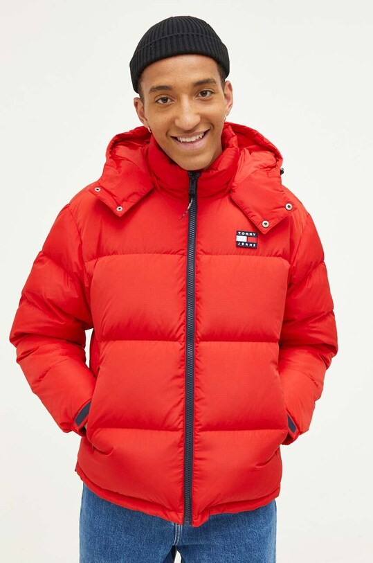Tommy Jeans kurtka puchowa pozostałe czerwony DM0DM15445