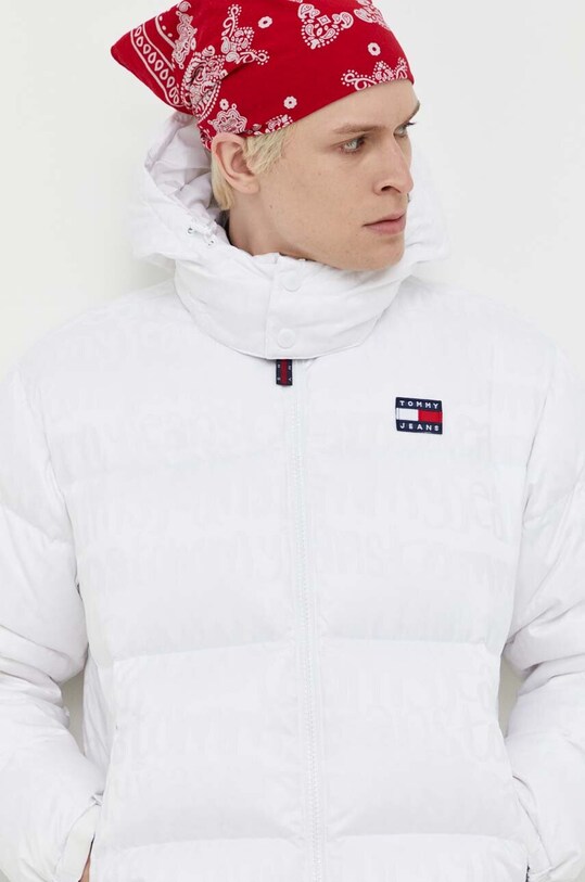 Пуховая куртка Tommy Jeans белый DM0DM16576