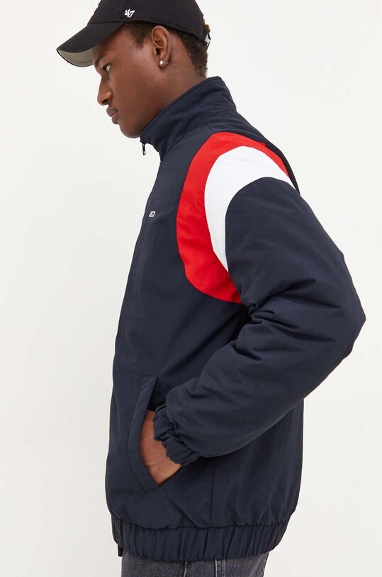 Tommy Jeans kurtka bez kaptura granatowy DM0DM16580