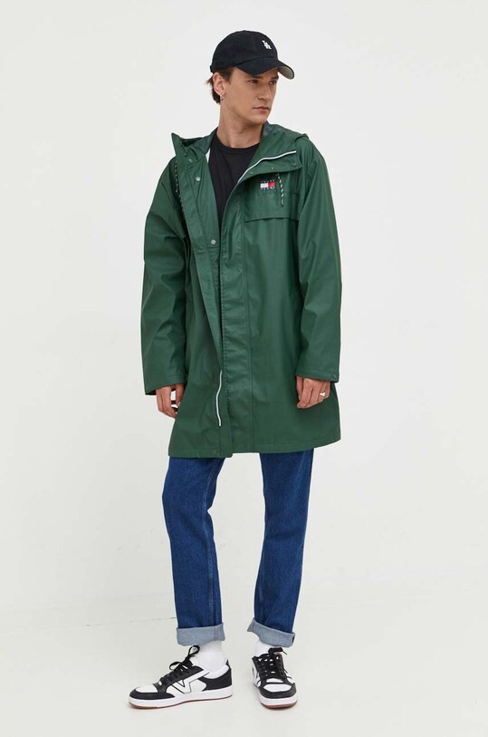 Bunda Tommy Jeans DM0DM16582 zelená AW23