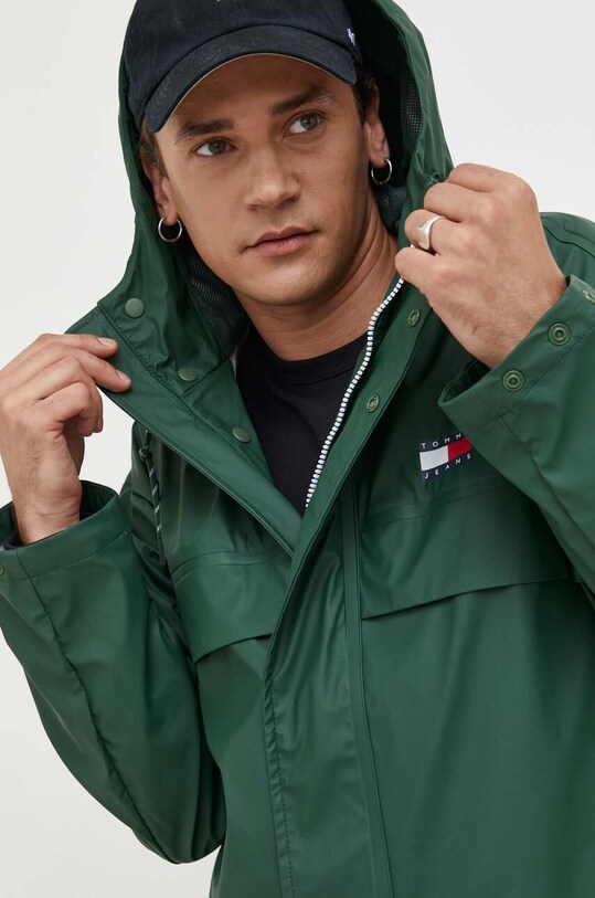 Bunda Tommy Jeans zelená DM0DM16582