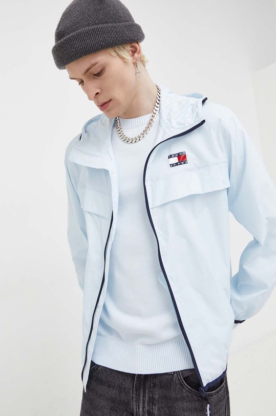 Tommy Jeans kurtka niebieski DM0DM16584