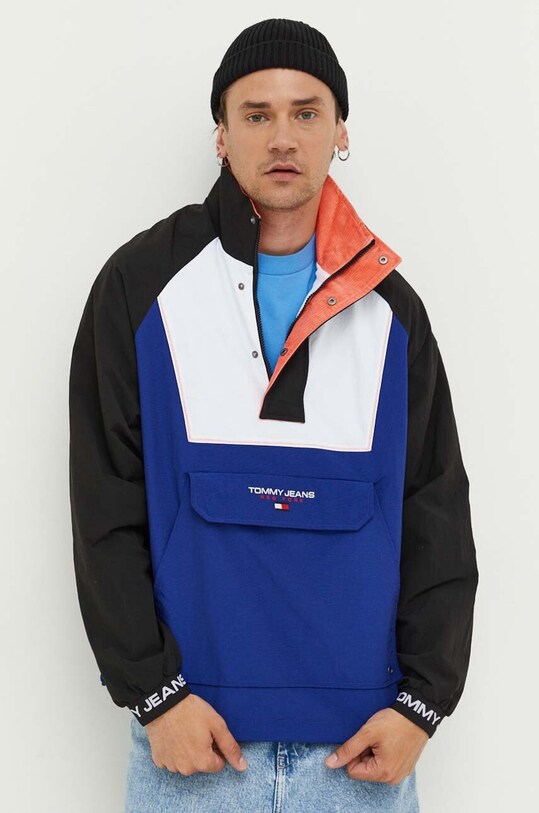 Куртка Tommy Jeans с подкладкой тёмно-синий DM0DM16629