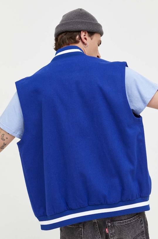 Odzież Tommy Jeans bezrękawnik z domieszką wełny DM0DM16631 niebieski