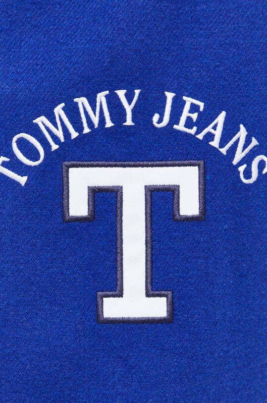 Жилет с примесью шерсти Tommy Jeans DM0DM16631 тёмно-синий