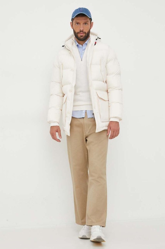 Bunda Tommy Hilfiger MW0MW33961 béžová AW23